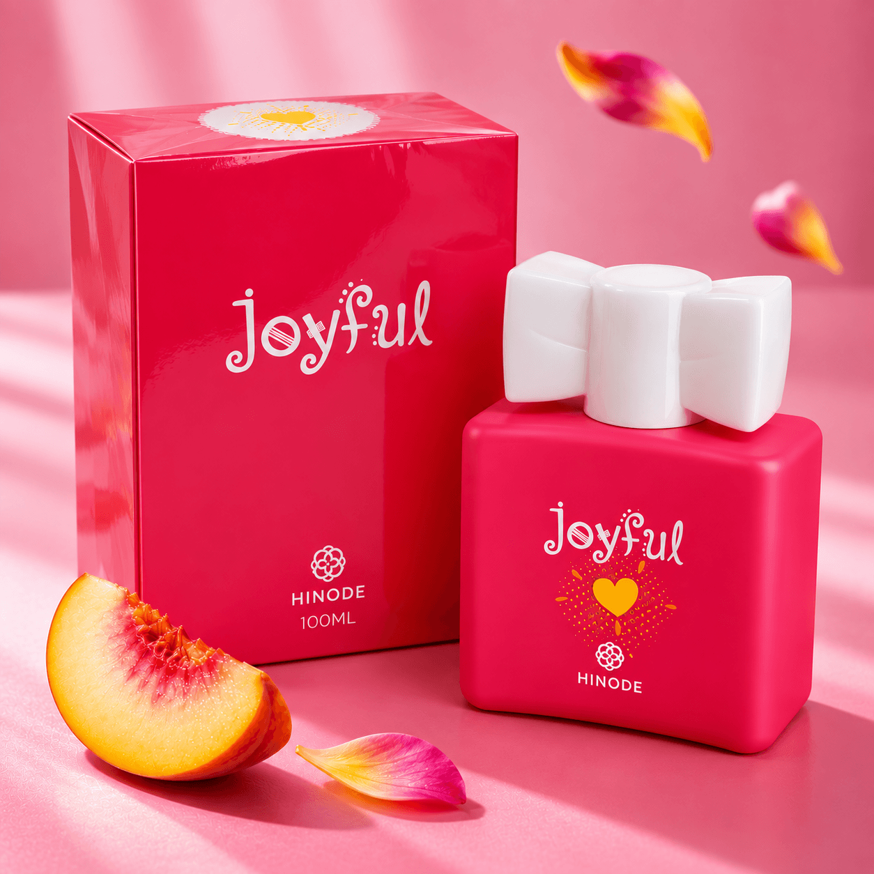 Perfume Joyful em Estudio Rosa e Pessego